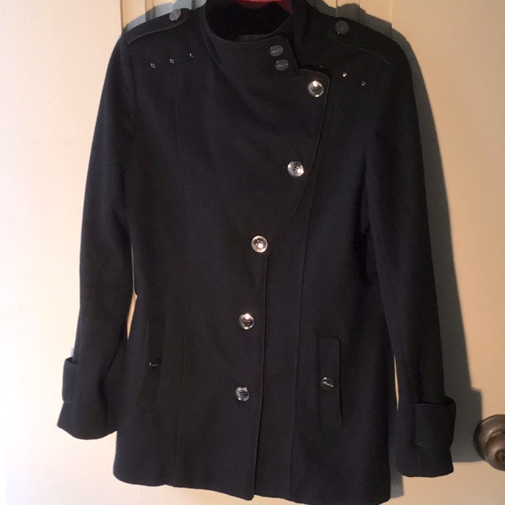 Kenneth Cole black wool jacket size 8